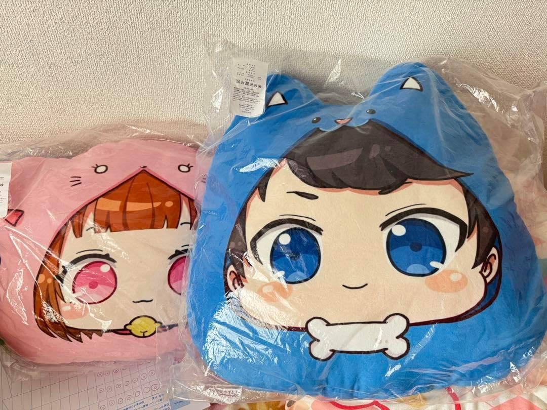 ちろぴの クッション2種セット ちろぴの ぴの ダイカット クッション